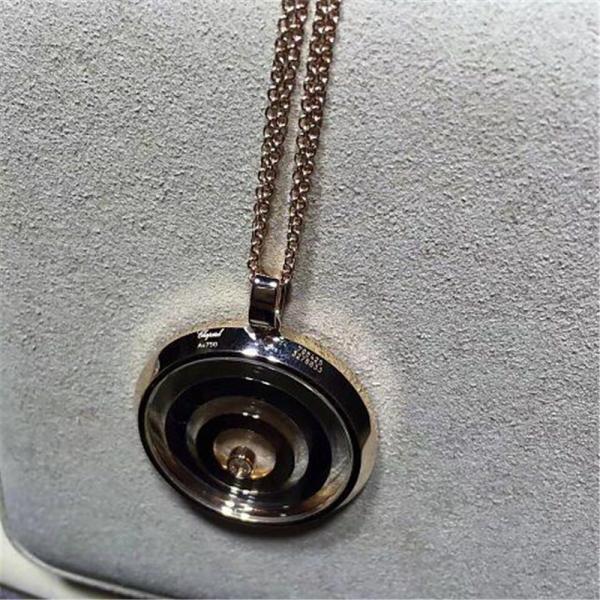 Chopard  diamonds of happy spirit necklace 18kt  gold  with yellow gold