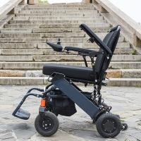 Aleación de aluminio eléctrica motorizada plegable de la silla de ruedas ligera
