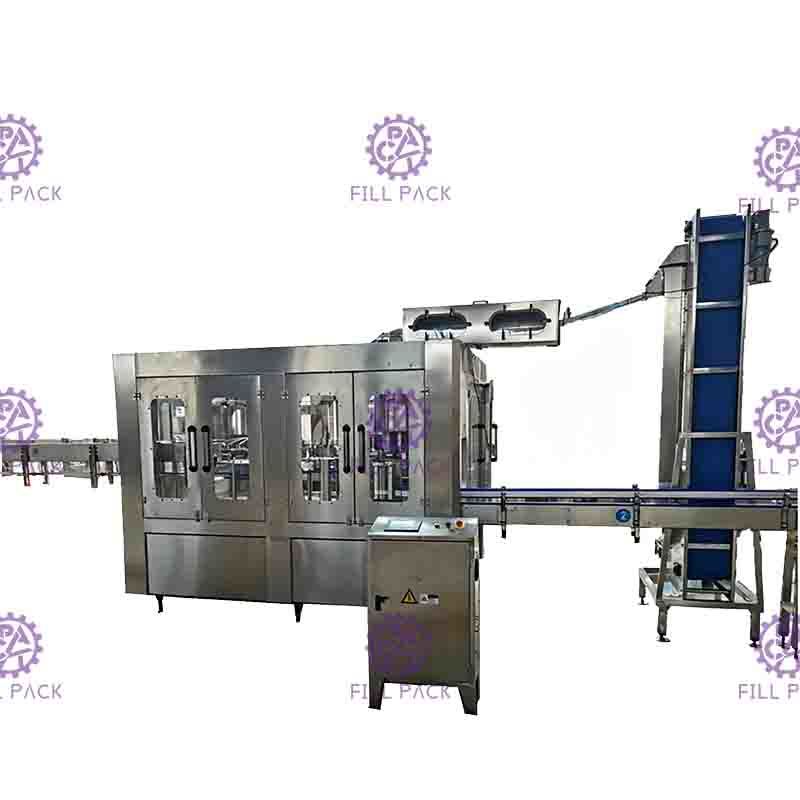 2L Monoblock Water Rinsing Filling Capping Machine PET Bottle Pure Drinking 0.5Mpa