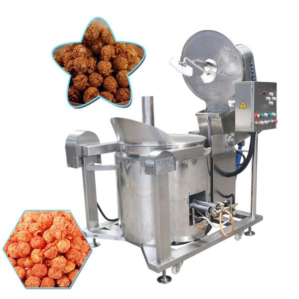 Hydraulic System Industrial Popcorn Making Machine Rapid Heating