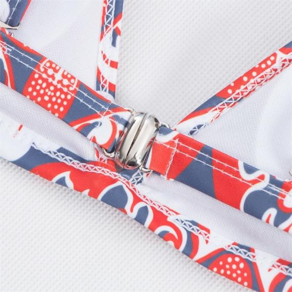 Ruched Trim Deep V Neckline Top With  Low Waist Women bathing Suit