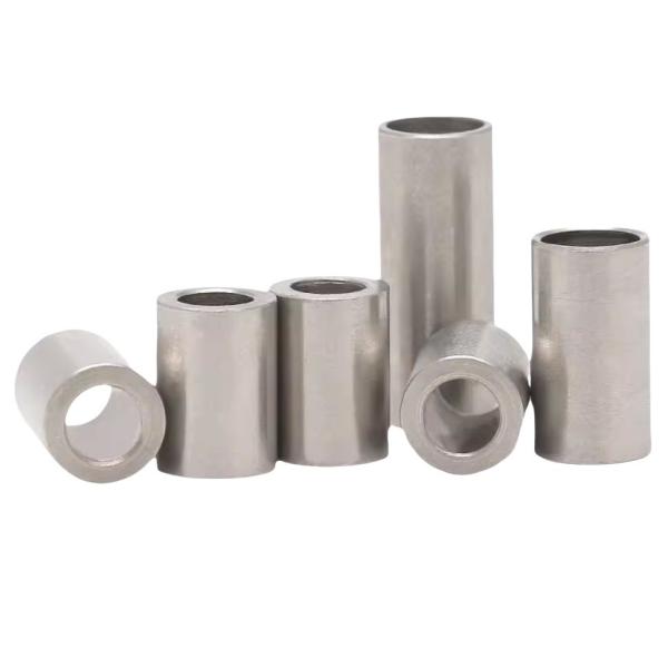 M5 M6 M8 M10 Custom Machining Parts ZINC PLATED Stainless Steel 304 Wear-Resistant Hollow Cylindrical Spacer Sleeve Bushings for Shaft