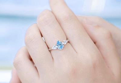 Laboratório Diamond Jewelry Lab Grown Diamond Ring Custom-Made do corte da pera