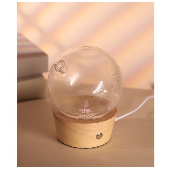 USB Rechargeable Vintage Aroma Diffuser Real Wood Essential Oil Diffuser OEM Size