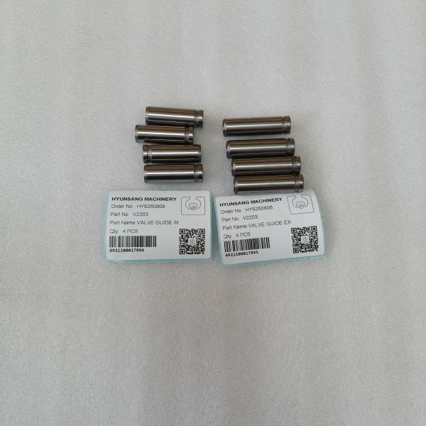 Hyunsang pièces d'excavatrice V2203 Guide de soupape pour les pièces de moteur diesel Kubota