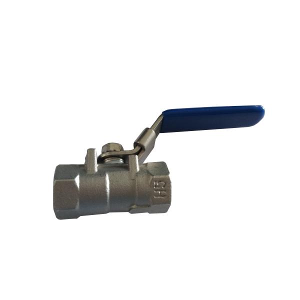 DN100 Metal Ball Valve , CF8M Female And female threaded ball valve