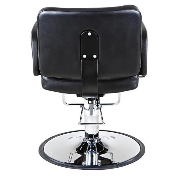Shinning Chrome Salon Hydraulic Chair Reclining Backrest With U- Shaped Footrest