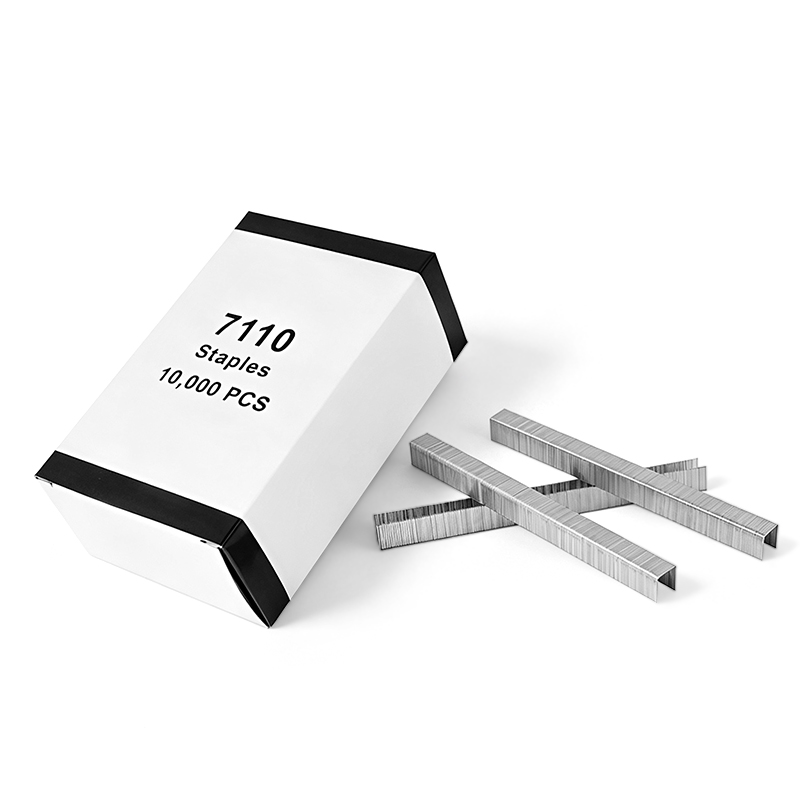 Hot Selling 7110 U-Type Staples 71 Series Galvanized Pneumatic Staples for Sofa & Furniture