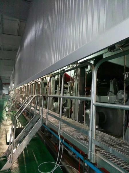 200T / D Corrugated Fluting Kraft Paper Production Line 3800 Mm Jumbo Roll Machine