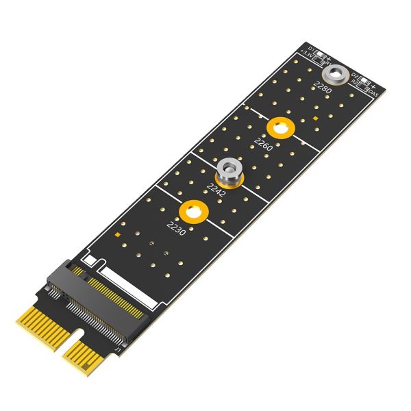 Vertical Installation PCI-E Adapter for High Speed Data Transmission with M.2 SSD Support for 2230/2242/2260/2280 Cards