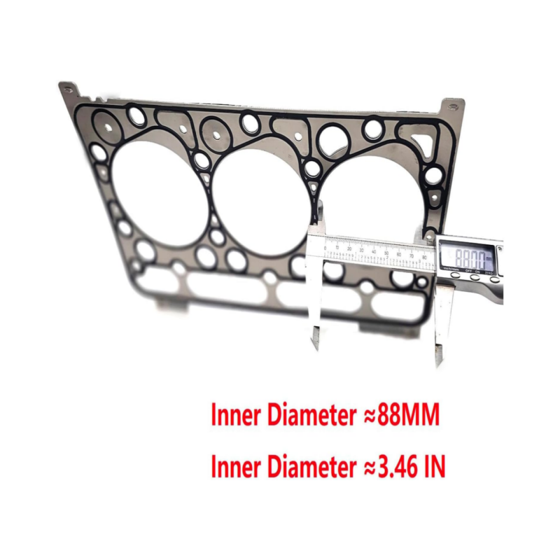 Head Gasket 1G750-03602 16487-03310 for Kubota Engine D1703 Excavator KX033-4 KX040-4 KX91-3S2 U35-4 U35-S2