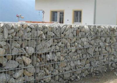 Anti zinco durável da rede de arame de Gabion da corrosão revestido para a proteção da inclinação