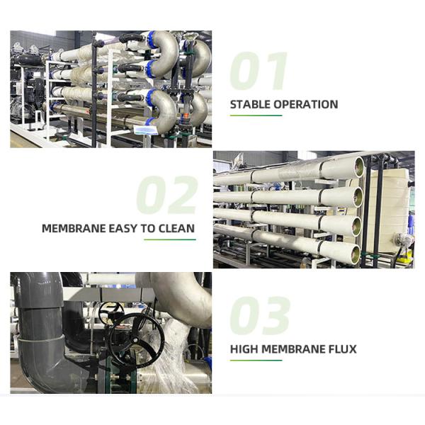 Membrane Filtration Water Purification Equipment 500L/Hour PVDF Film Ultrafiltration Water System 2000x800x1950mm