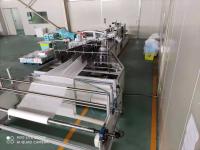 Máquina automática de dobrar lençóis de cama para venda Spunlace Tecidos não tecidos 1600KG 9.5KW