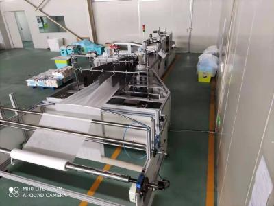 automatic bed sheet folding machine for sale Spunlace Nonwoven Fabrics 1600KG 9.5KW