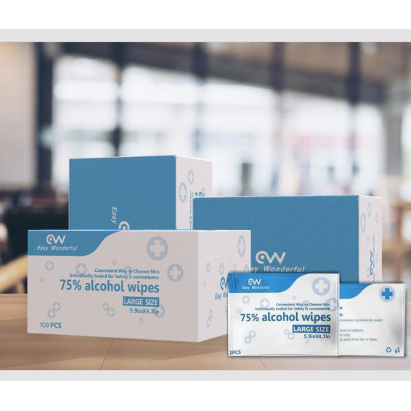 Hospital Grade Custom Antiseptic Disinfectant Wet Wipes 70% Isopropyl Alcohol