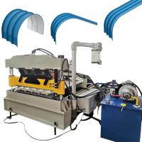0.3mm-0.8mm espessura folha de telhado hidráulica Crimping Curving Machine