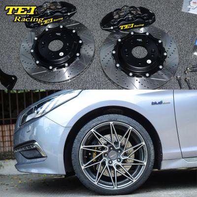 Pistão 4 que compete a competência alta e as pastilhas dos freios do disco do carbono de Kit With 330*28 milímetro do freio do compasso de calibre para a sonata de Hyudnai borda de 17 polegadas