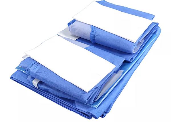 Laparoscopy Procedure Pack SMS Fabric Sterile Green Surgical Pack Essential Lamination Patient Disposable Surgical Pack