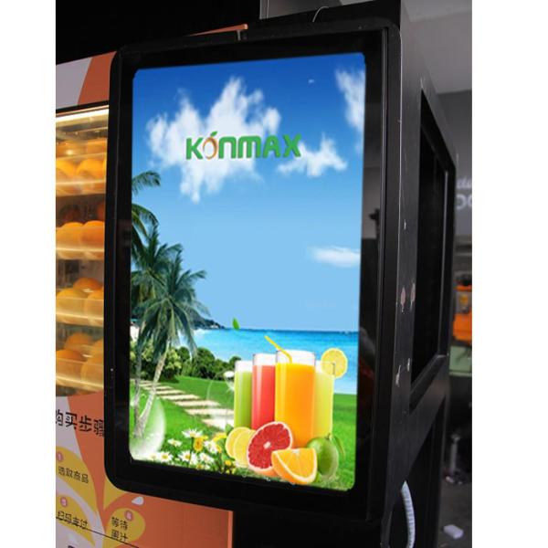 Commercial Grade Fresh Orange Juice Vending Machine With Nayax Payment Way