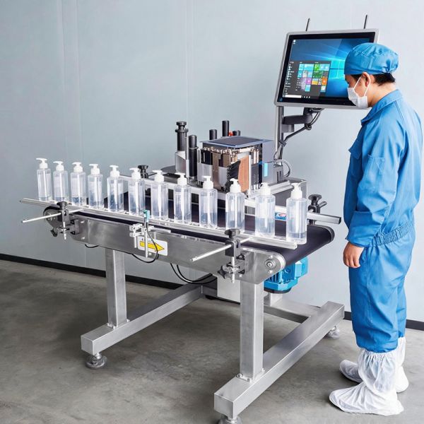 Automatic Sticker Printing Label Machine Thermal Transfer For Small Business Packaging