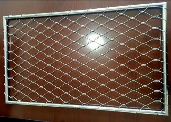 Balcony Fence Metal Rope Mesh Balustrade Flexible Stainless Steel Cable Mesh