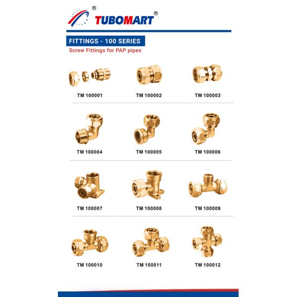 Tube Fitting 3/8 Inch Flare X 3/8 Inch Male NPT Brass Half-Union Gas Adapter 3/8'' Male Flare to 3/8'' NPT Propane Fittings