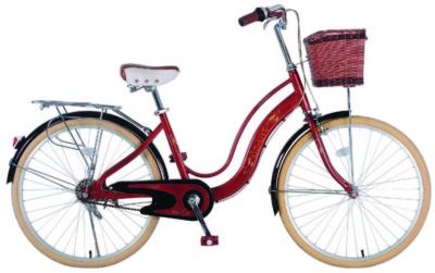 Tianjin factory 26 inch elegant OL city bIcycle/bicicle for lady with Shimano Nexus 3 inner speed with basket