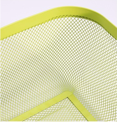 550G Stainless Steel Hanging Fruit Basket , 19cm Height Fruit Steel Basket