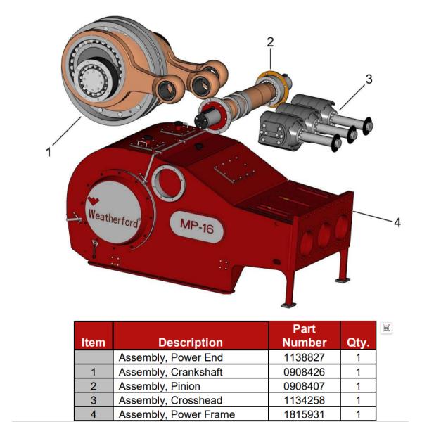 Weatherford Mud Pump, MP5 mud pump ,MP8, MP10 mud pump piston, MP-13/16 mud pump liner, E-2200 mud pump power end spares