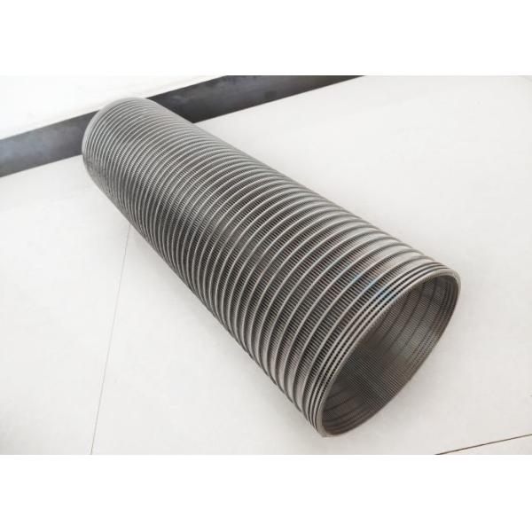 0.6mm Slot ID200mm H600mm Carbon Water Filter Cartridge For Dewatering Machine