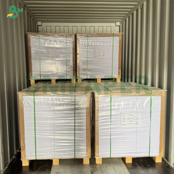One Side Glossy 70 GSM White Wet - Strength Paper Roll For Beer Label
