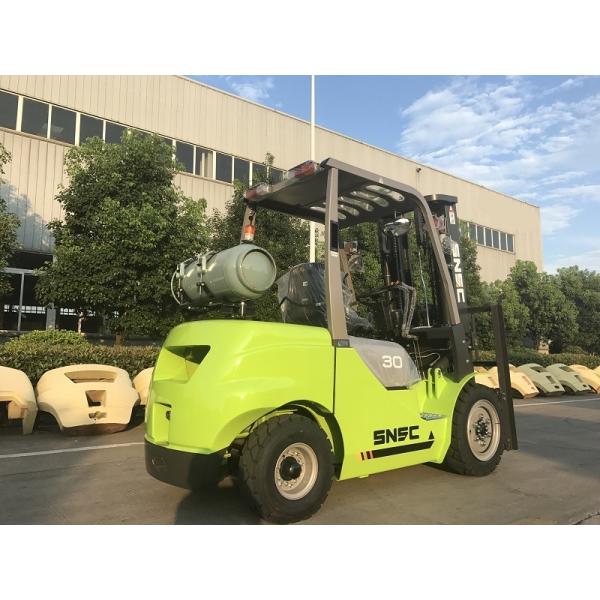 Газовый СПГ бензиновый двухтопливный вилочный погрузчик с регулируемым расположением кабины и стальной бутылкой