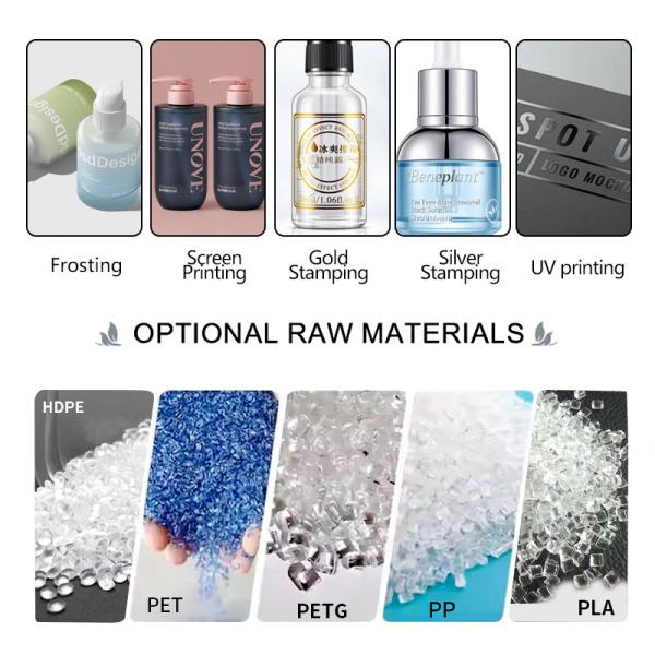 Hot Sale 300ml 500ml 530ml 600ml 1100ml Luxury Empty Large Cosmetic Containers Plastic Jars Plastic Jar Set