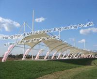 Bâtiment en acier commercial de structure de membrane avec PVC PVDF PTFE