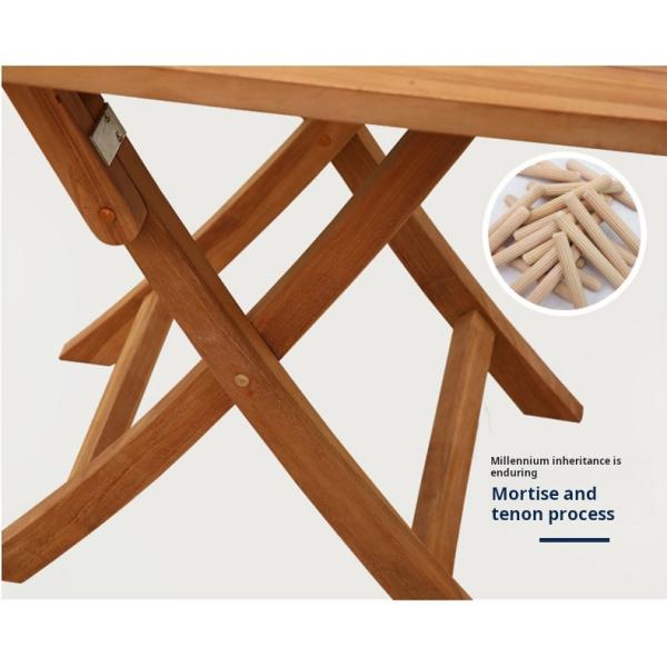 Outdoor Teak Patio Table And Chairs For Dining / Coffee Time