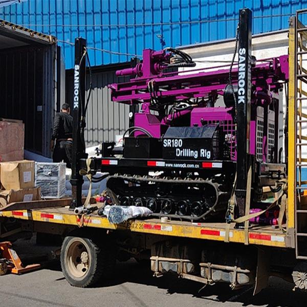 Water Well Drill Rig Exploration Borehole 220Meter Hydraulic Portable Well Drilling Rig