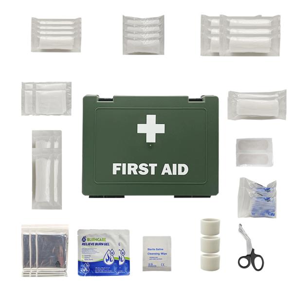 Kit de premiers soins professionnels pour les traumatismes à domicile Bureau Voiture Randonnée en plein air Voyage Camping - fournitures médicales d'urgence et formation