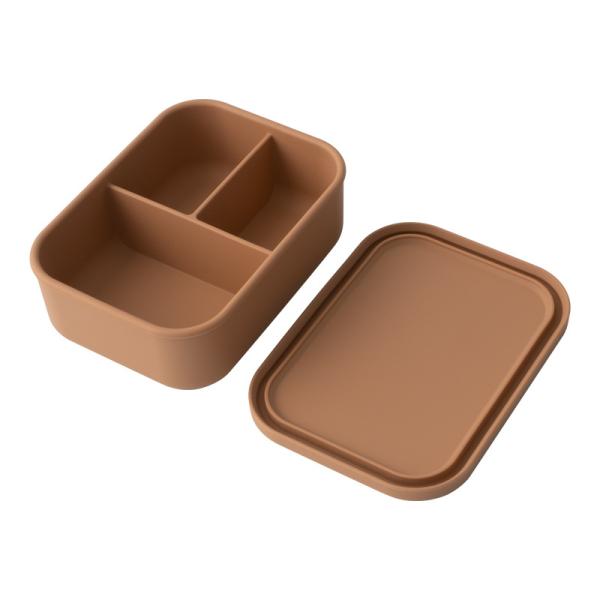 Silicone Bento Box for Kids, Toddlers and Adults - Microwave, Dishwasher, Freezer and Oven safe - Lunch, Snack