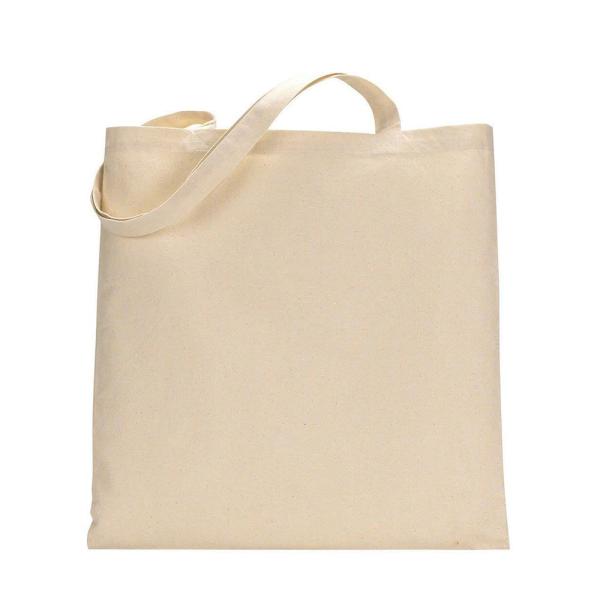 Sustainable Eco Friendly Custom Logo Shopping Handbag Eco-Friendly Reusable Groceries Tote 100% Natural Organic Cotton Canvas Bag
