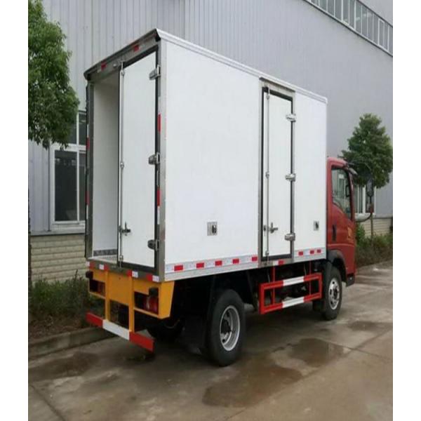 Маленький HOWO 4х2 3-8Тн Левоуправляемый холодильник грузовик для транспортировки замороженный Meet Курица Рыба овощи