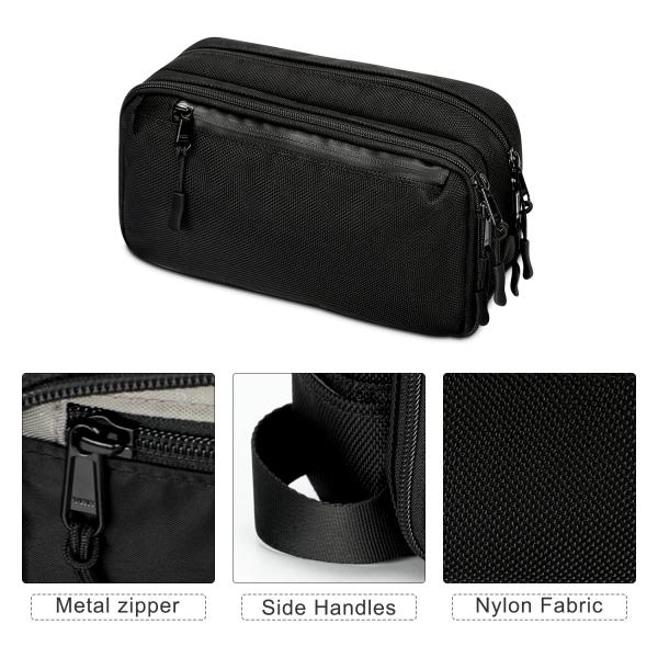 Organisateur de sac de toilette personnalisé de voyage Sac écologique organisateur cosmétique suspendu 3 couches
