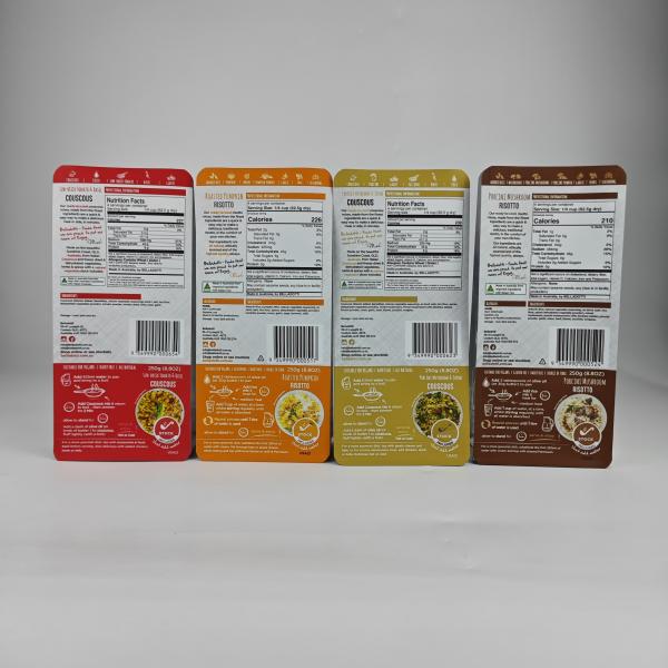 Factory Wholesale Colorful Spot UV Print 250g 8.8oz Premix Food Packaging Pouches 8 Side Seal Bags