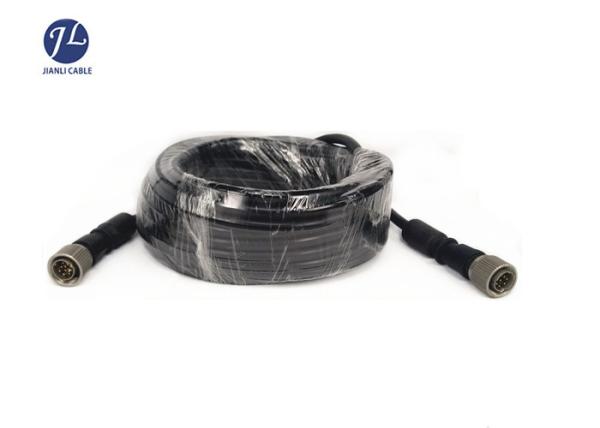 Customize 32Feet Male To Female 8 Pin Mini Din Cable For Car Monitoring Camera System