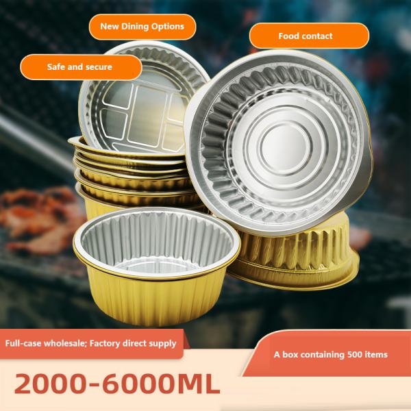 Silk paper box air fryer high-temperature oven disposable silk paper tray bowl packaging box aluminum foil oven meal box