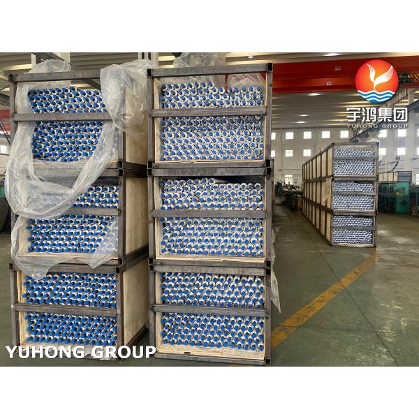ASME SA179 Tubes à nageoires de type G intégrées avec nageoires AL1060 utilisées pour les réacteurs chimiques