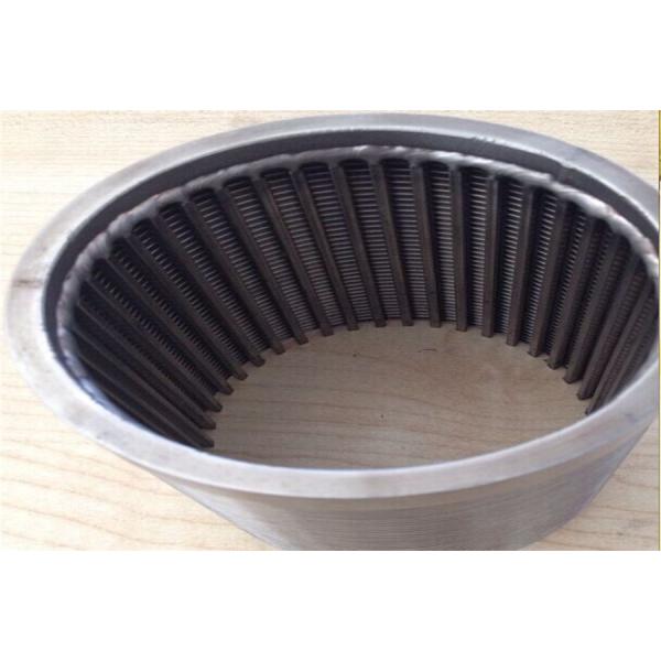 0.1 - tubo de acero inoxidable del alambre 304 antis continuos de la corrosión V de la pantalla de la ranura de 10m m