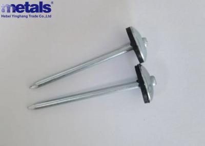 Ring Shank Hot Galvanized Roofing Nails 2.5XBWG9 With Rubber Washer