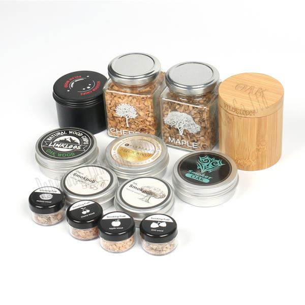 Des copeaux de bois personnalisés pour fumer du whisky Bourbon BBQ 12 types