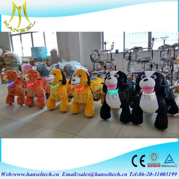 Hansel attractive battery coin operated  outdoor amusement park kiddie rides ebay plush unicorn electric scooter
